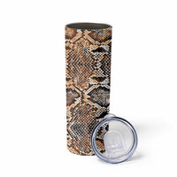 Wild Animal Skins Skinny Tumbler Vintage Snake Skin Pattern - Wonder Print Shop