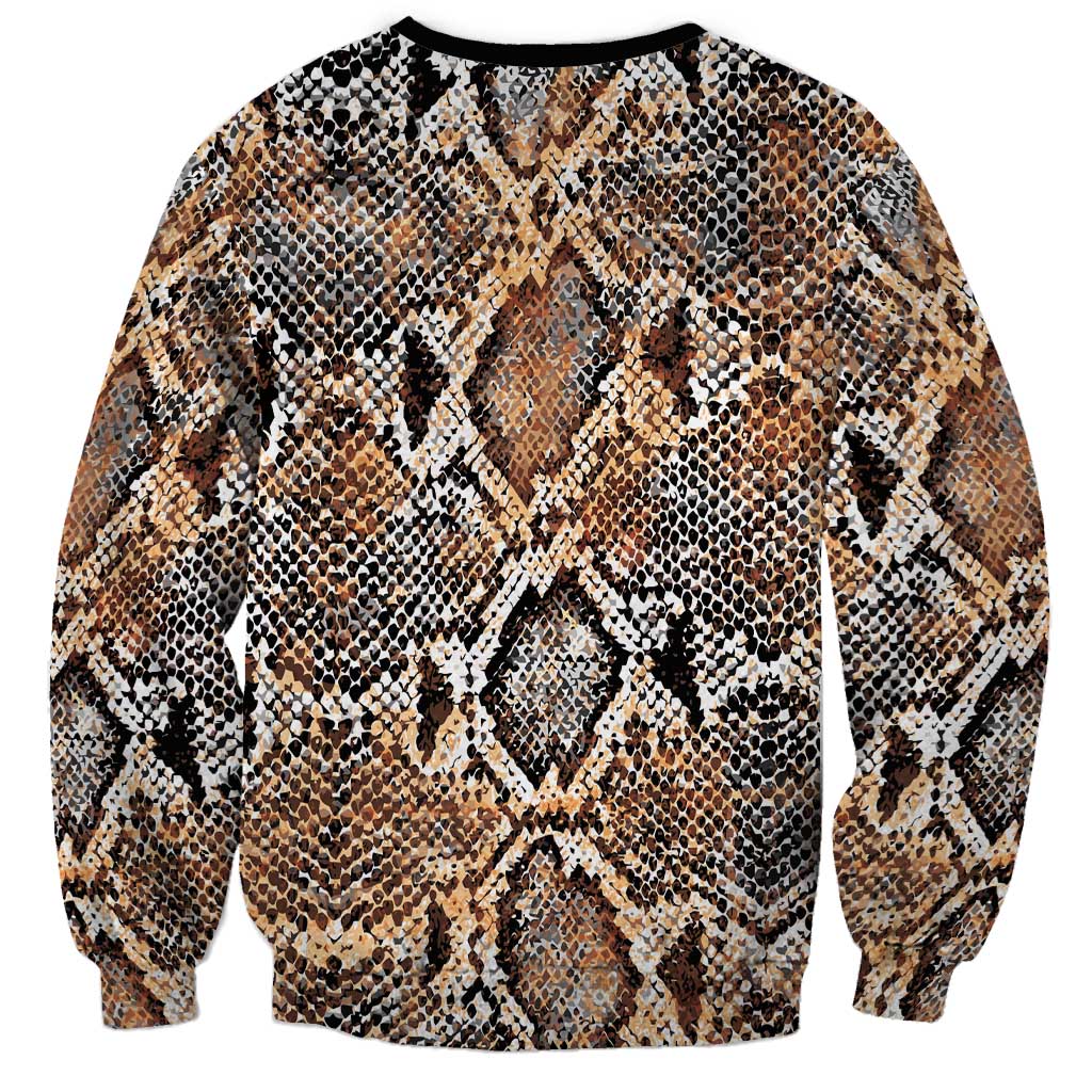 Wild Animal Skins Sweatshirt Vintage Snake Skin Pattern - Wonder Print Shop