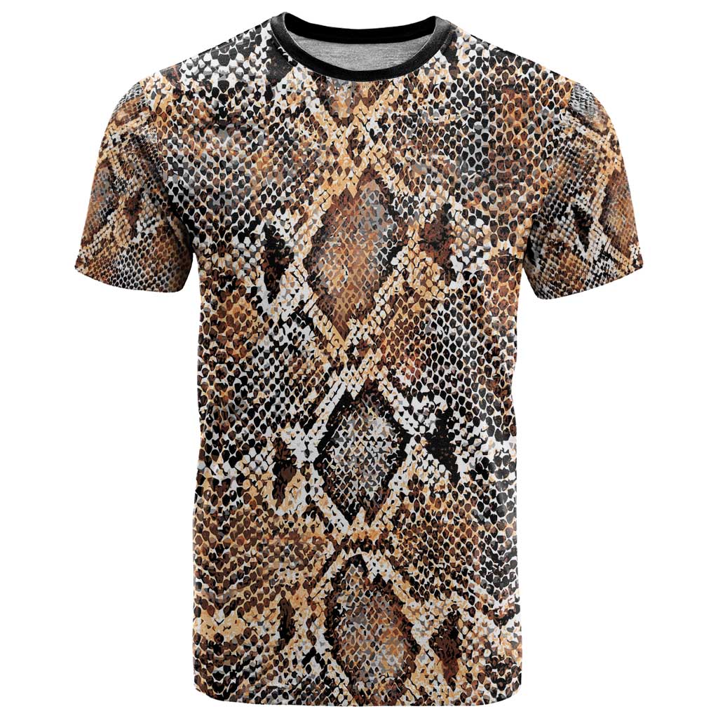 Wild Animal Skins T Shirt Vintage Snake Skin Pattern - Wonder Print Shop