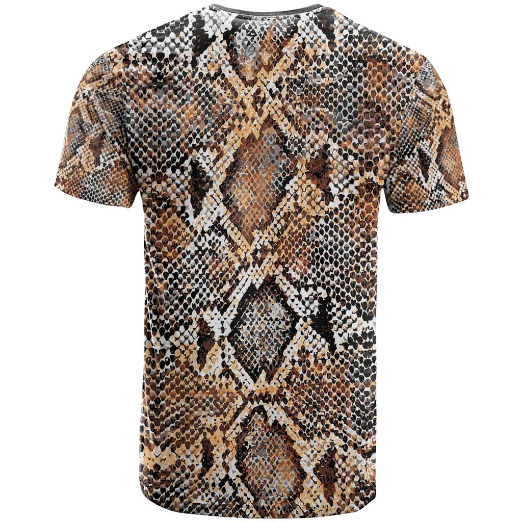 Wild Animal Skins T Shirt Vintage Snake Skin Pattern - Wonder Print Shop