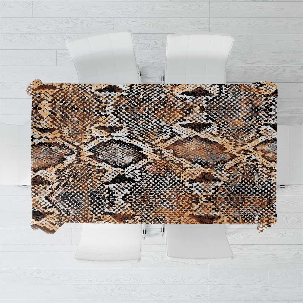 Wild Animal Skins Tablecloth Vintage Snake Skin Pattern - Wonder Print Shop