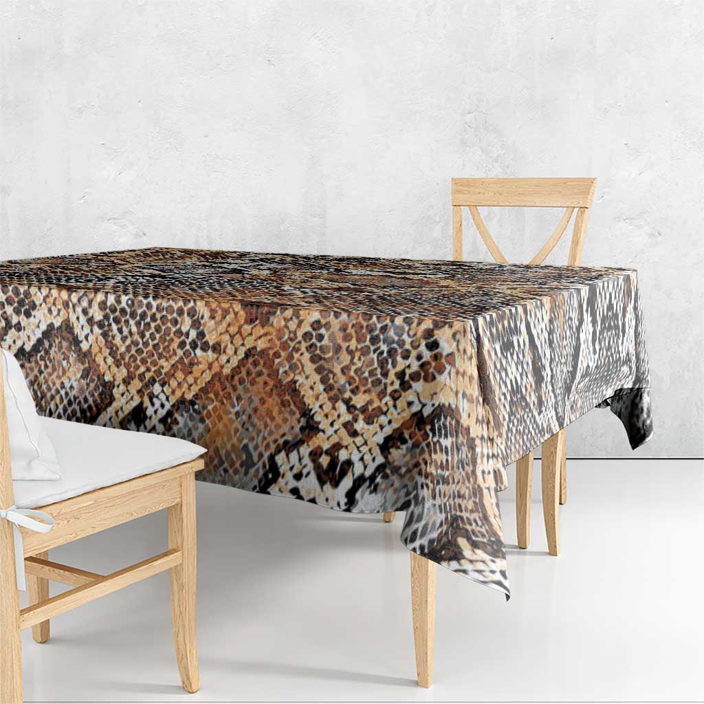Wild Animal Skins Tablecloth Vintage Snake Skin Pattern - Wonder Print Shop