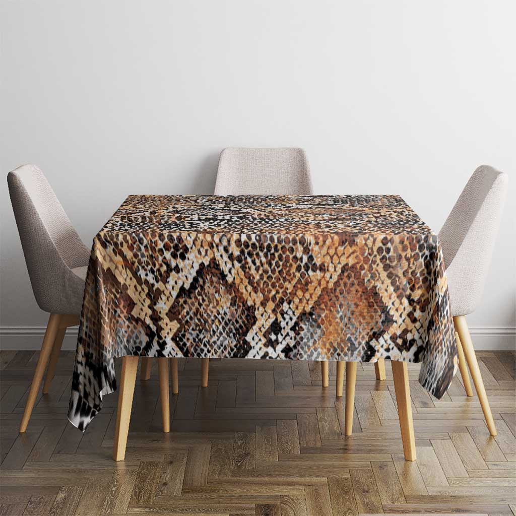 Wild Animal Skins Tablecloth Vintage Snake Skin Pattern - Wonder Print Shop