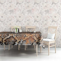 Wild Animal Skins Tablecloth Vintage Snake Skin Pattern - Wonder Print Shop