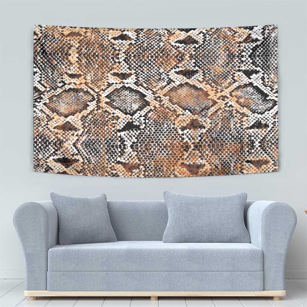 Wild Animal Skins Tapestry Vintage Snake Skin Pattern - Wonder Print Shop