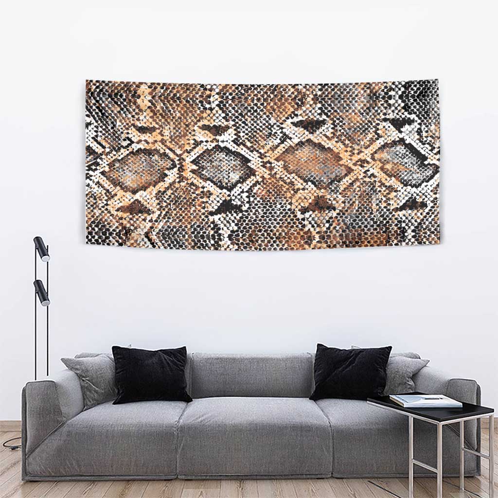 Wild Animal Skins Tapestry Vintage Snake Skin Pattern - Wonder Print Shop