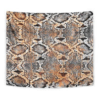 Wild Animal Skins Tapestry Vintage Snake Skin Pattern - Wonder Print Shop