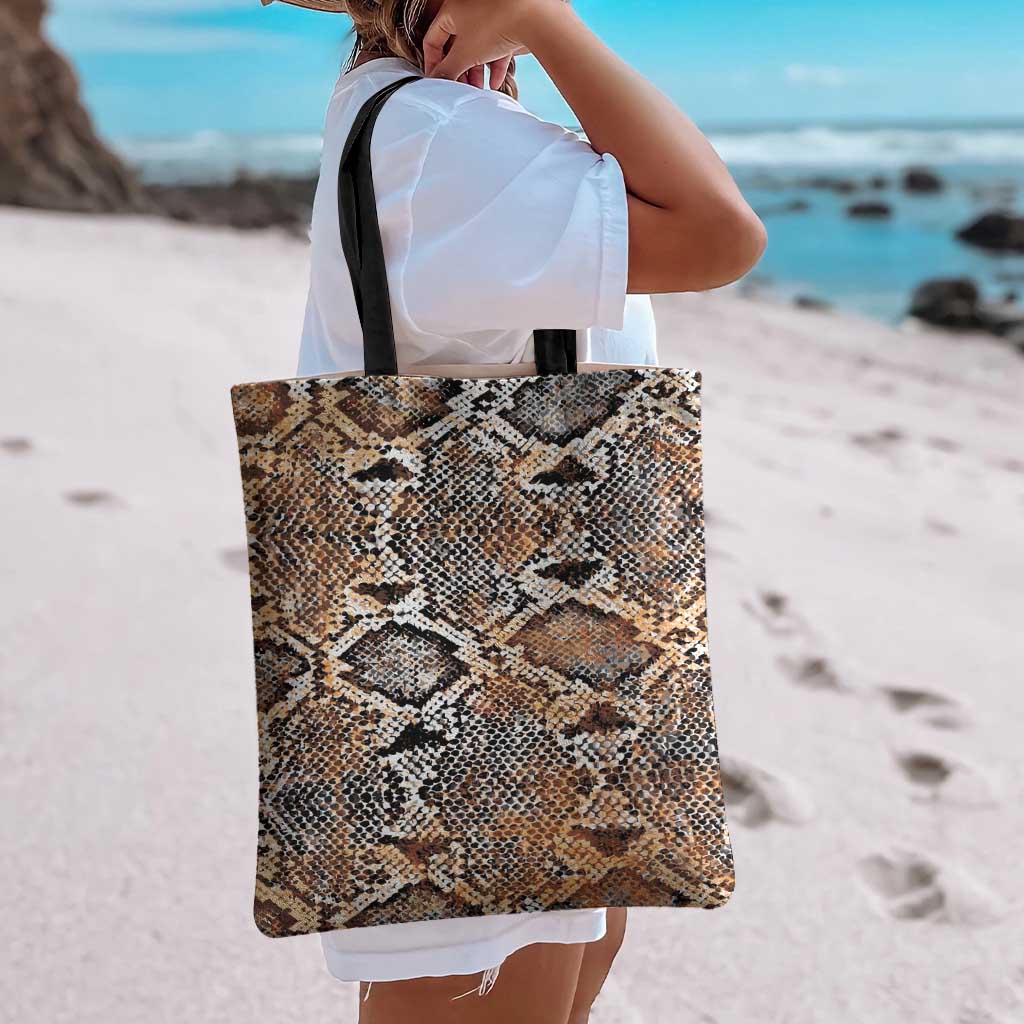 Wild Animal Skins Tote Bag Vintage Snake Skin Pattern - Wonder Print Shop