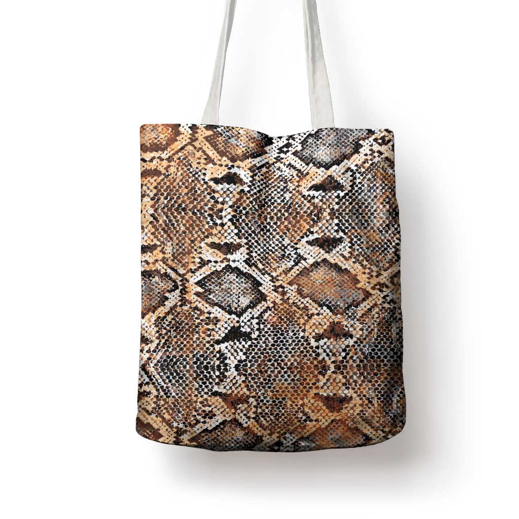 Wild Animal Skins Tote Bag Vintage Snake Skin Pattern - Wonder Print Shop