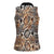 Wild Animal Skins Women Sleeveless Polo Shirt Vintage Snake Skin Pattern - Wonder Print Shop
