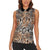 Wild Animal Skins Women Sleeveless Polo Shirt Vintage Snake Skin Pattern - Wonder Print Shop
