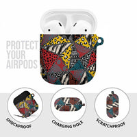 Wild Animal Skins AirPods Case Triangles Pattern Afro Pattern Style - Wonder Print Shop