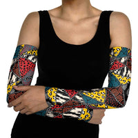 Wild Animal Skins Arm Sleeves Triangles Pattern Afro Pattern Style - Wonder Print Shop