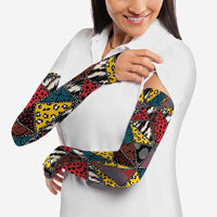 Wild Animal Skins Arm Sleeves Triangles Pattern Afro Pattern Style - Wonder Print Shop