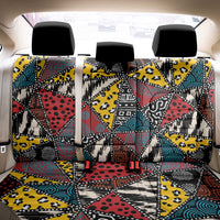 Wild Animal Skins Back Car Seat Cover Triangles Pattern Afro Pattern Style - Wonder Print Shop