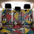Wild Animal Skins Back Car Seat Cover Triangles Pattern Afro Pattern Style - Wonder Print Shop