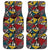 Wild Animal Skins Car Mats Triangles Pattern Afro Pattern Style - Wonder Print Shop