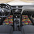 Wild Animal Skins Car Mats Triangles Pattern Afro Pattern Style - Wonder Print Shop