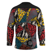 Wild Animal Skins Hockey Jersey Triangles Pattern Afro Pattern Style - Wonder Print Shop
