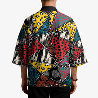 Wild Animal Skins Kimono Triangles Pattern Afro Pattern Style - Wonder Print Shop