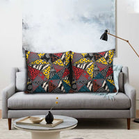 Wild Animal Skins Pillow Cover Triangles Pattern Afro Pattern Style - Wonder Print Shop