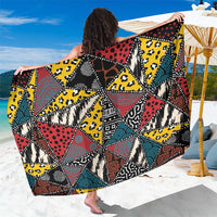 Wild Animal Skins Sarong Triangles Pattern Afro Pattern Style - Wonder Print Shop