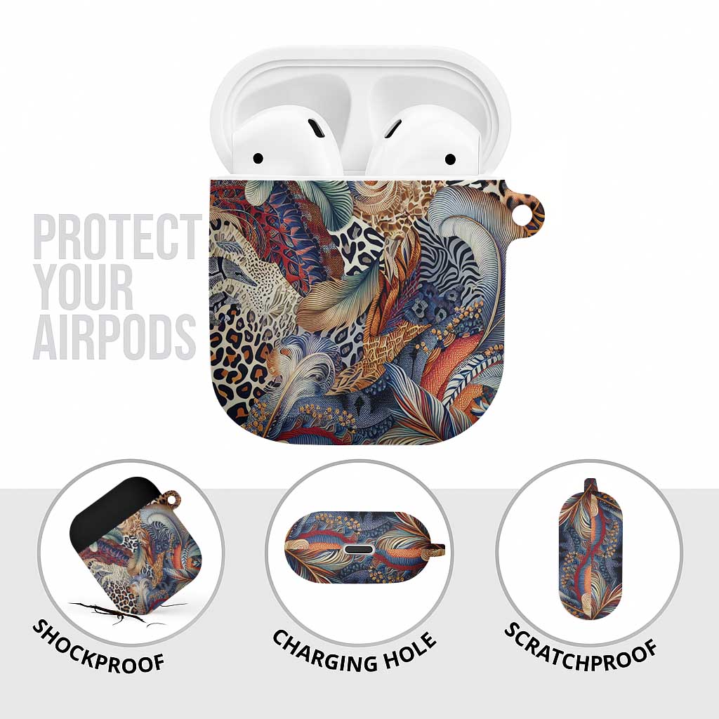Wild Animal Skins AirPods Case Unique Leopard Zebra And Snake Patterns - Wonder Print Shop