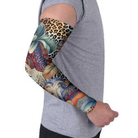 Wild Animal Skins Arm Sleeves Unique Leopard Zebra And Snake Patterns - Wonder Print Shop