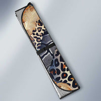 Wild Animal Skins Auto Sun Shade Unique Leopard Zebra And Snake Patterns - Wonder Print Shop