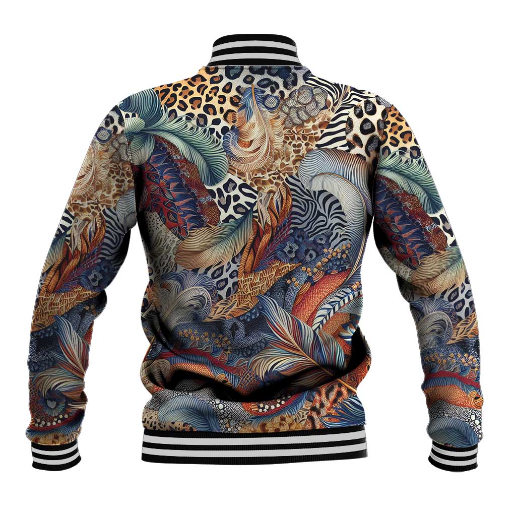 Wild Animal Skins Baseball Jacket Unique Leopard Zebra And Snake Patterns - Wonder Print Shop