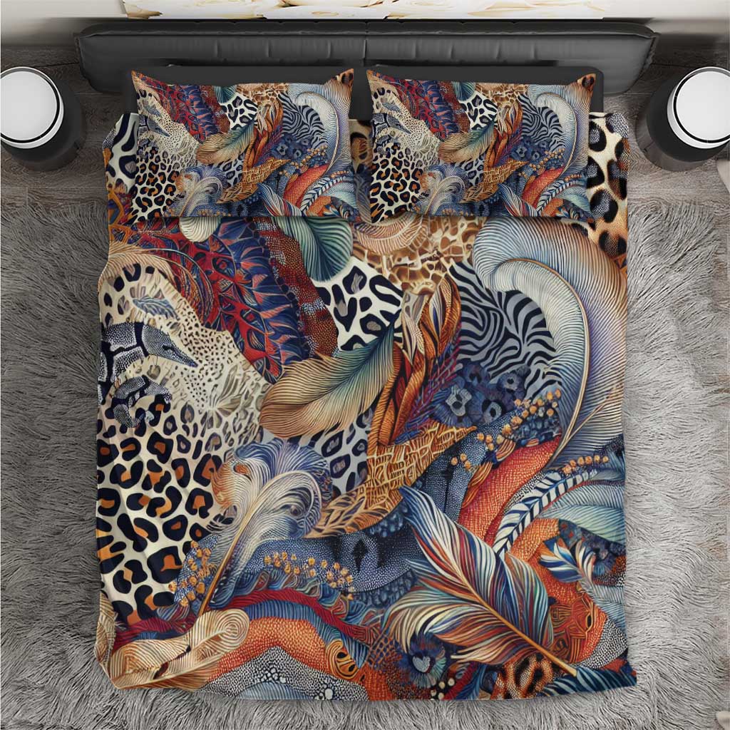 Wild Animal Skins Bedding Set Unique Leopard Zebra And Snake Patterns - Wonder Print Shop