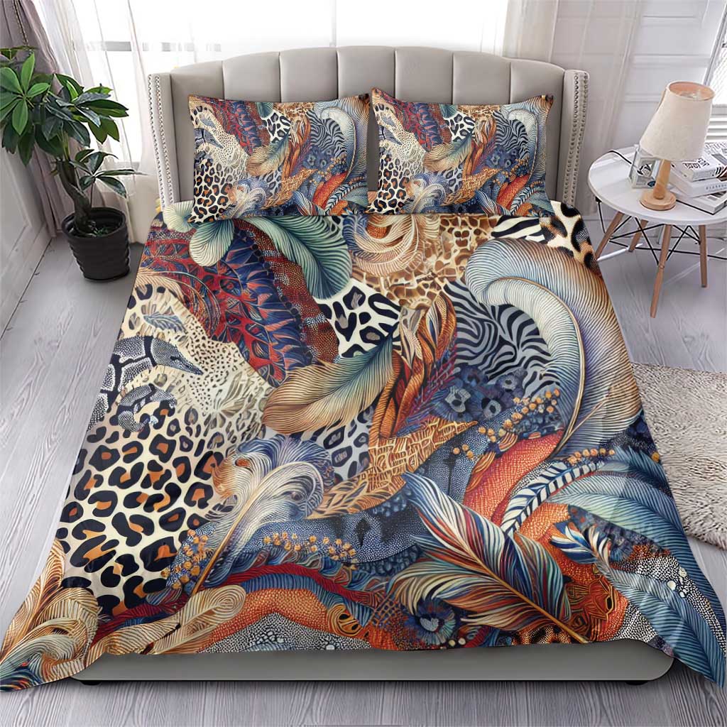 Wild Animal Skins Bedding Set Unique Leopard Zebra And Snake Patterns - Wonder Print Shop