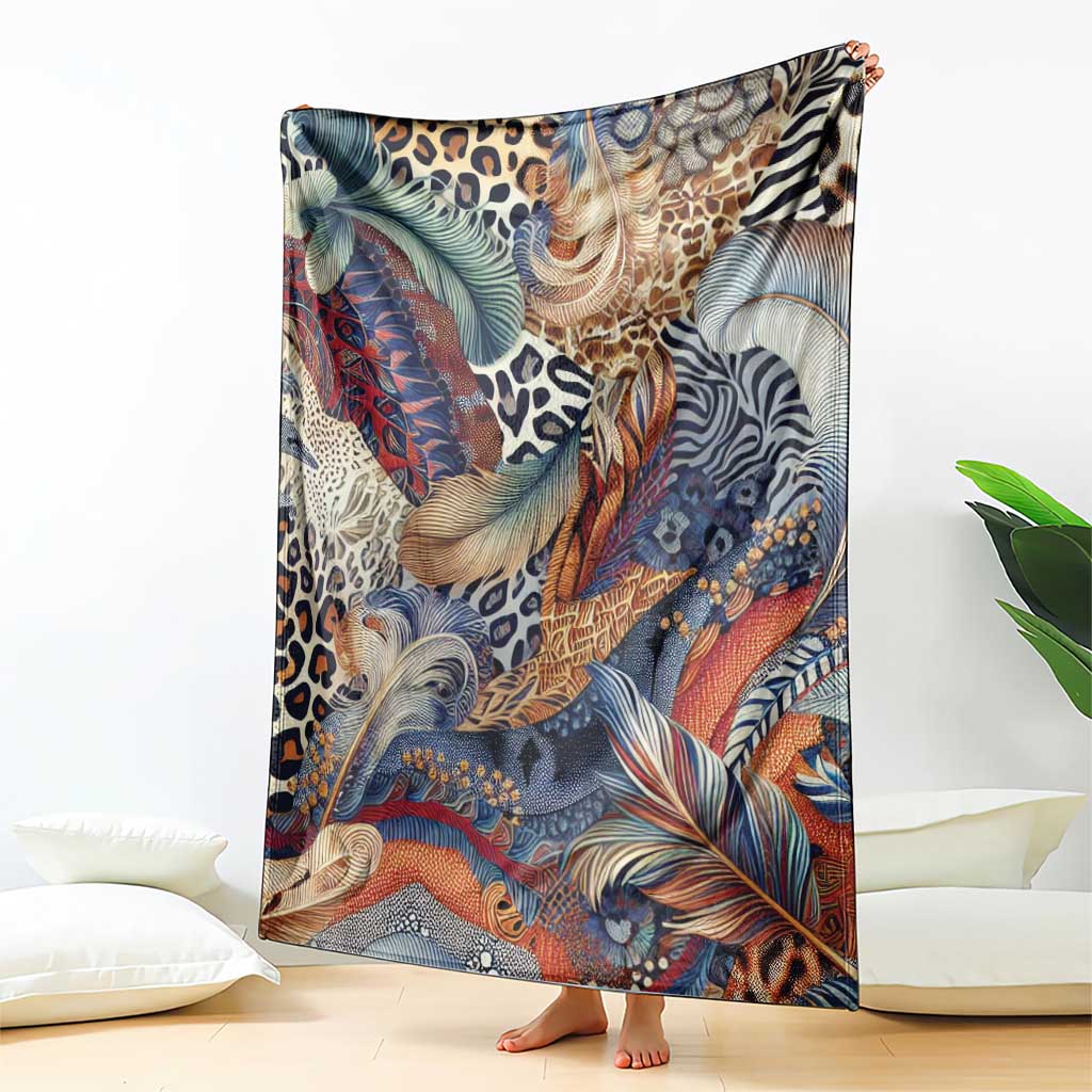 Wild Animal Skins Blanket Unique Leopard Zebra And Snake Patterns - Wonder Print Shop