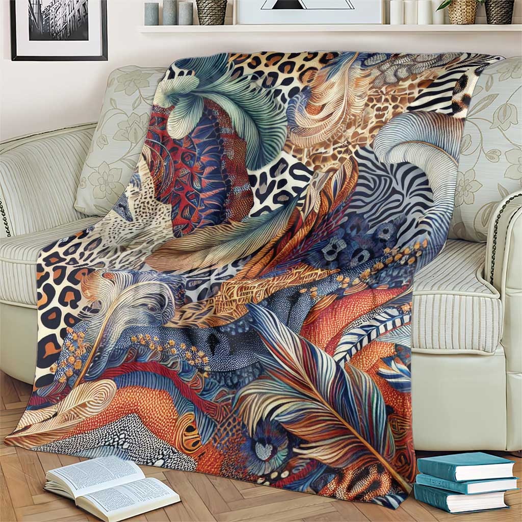 Wild Animal Skins Blanket Unique Leopard Zebra And Snake Patterns - Wonder Print Shop