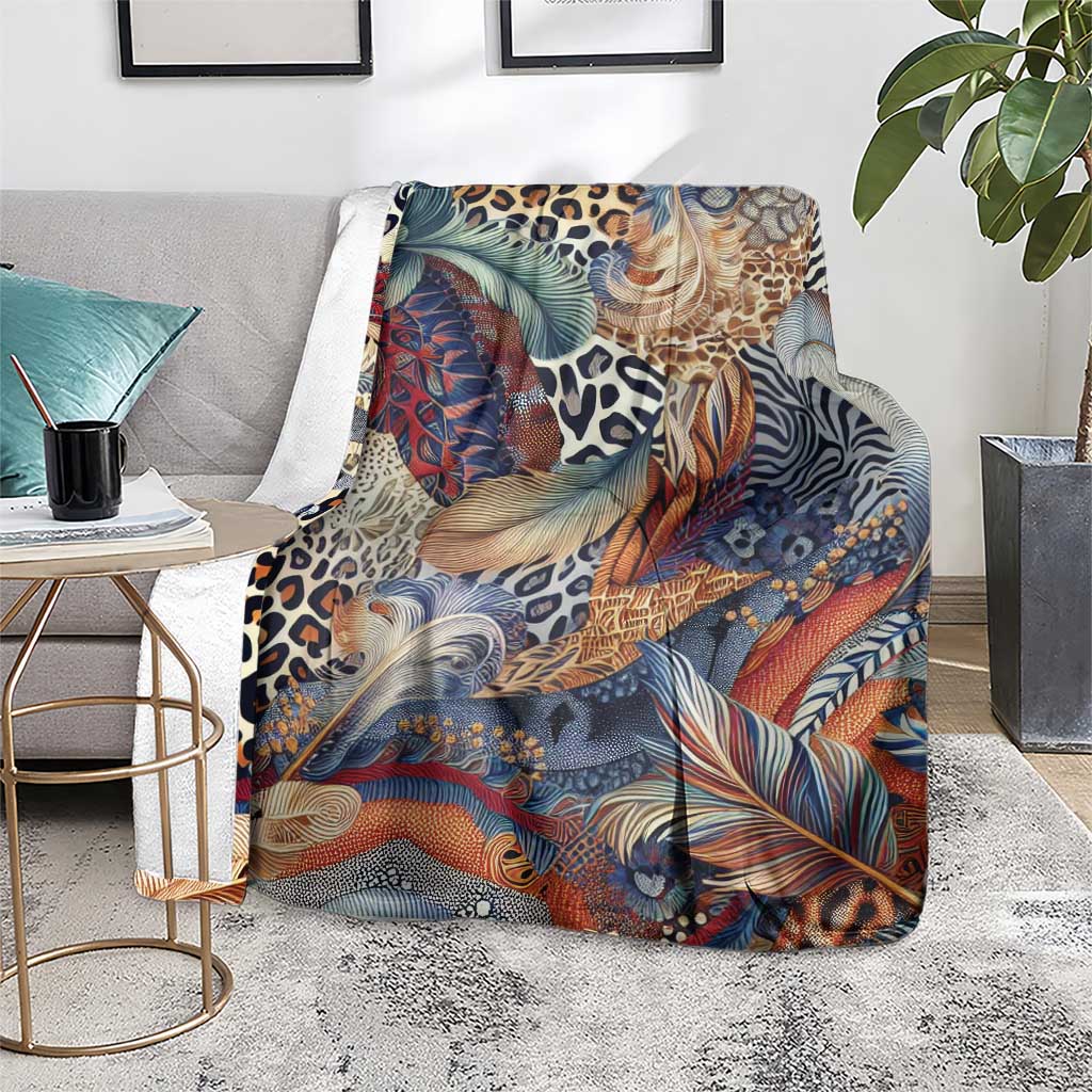 Wild Animal Skins Blanket Unique Leopard Zebra And Snake Patterns - Wonder Print Shop