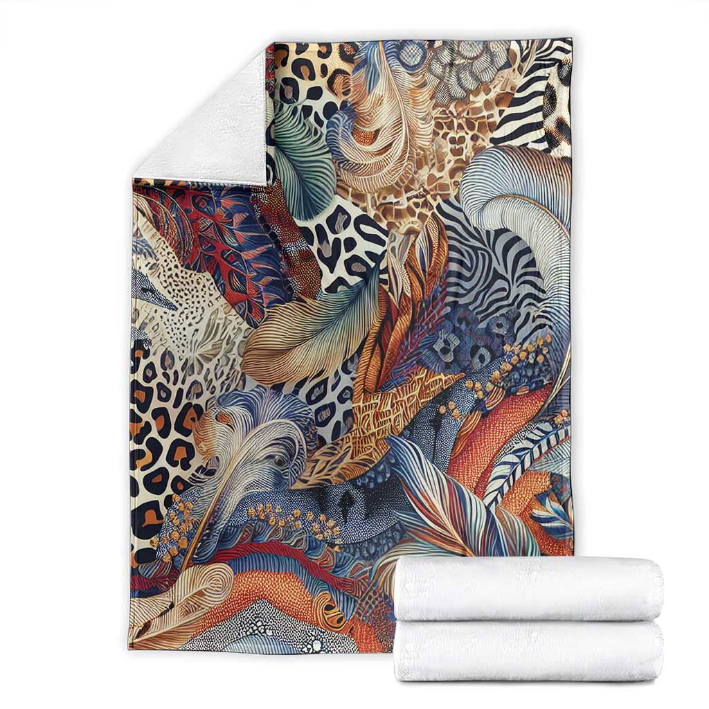 Wild Animal Skins Blanket Unique Leopard Zebra And Snake Patterns - Wonder Print Shop