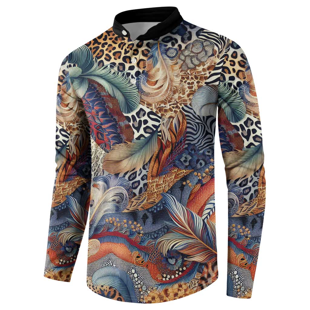 Wild Animal Skins Button Sweatshirt Unique Leopard Zebra And Snake Patterns - Wonder Print Shop