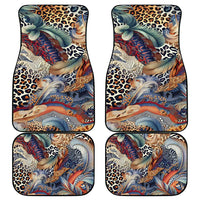 Wild Animal Skins Car Mats Unique Leopard Zebra And Snake Patterns - Wonder Print Shop