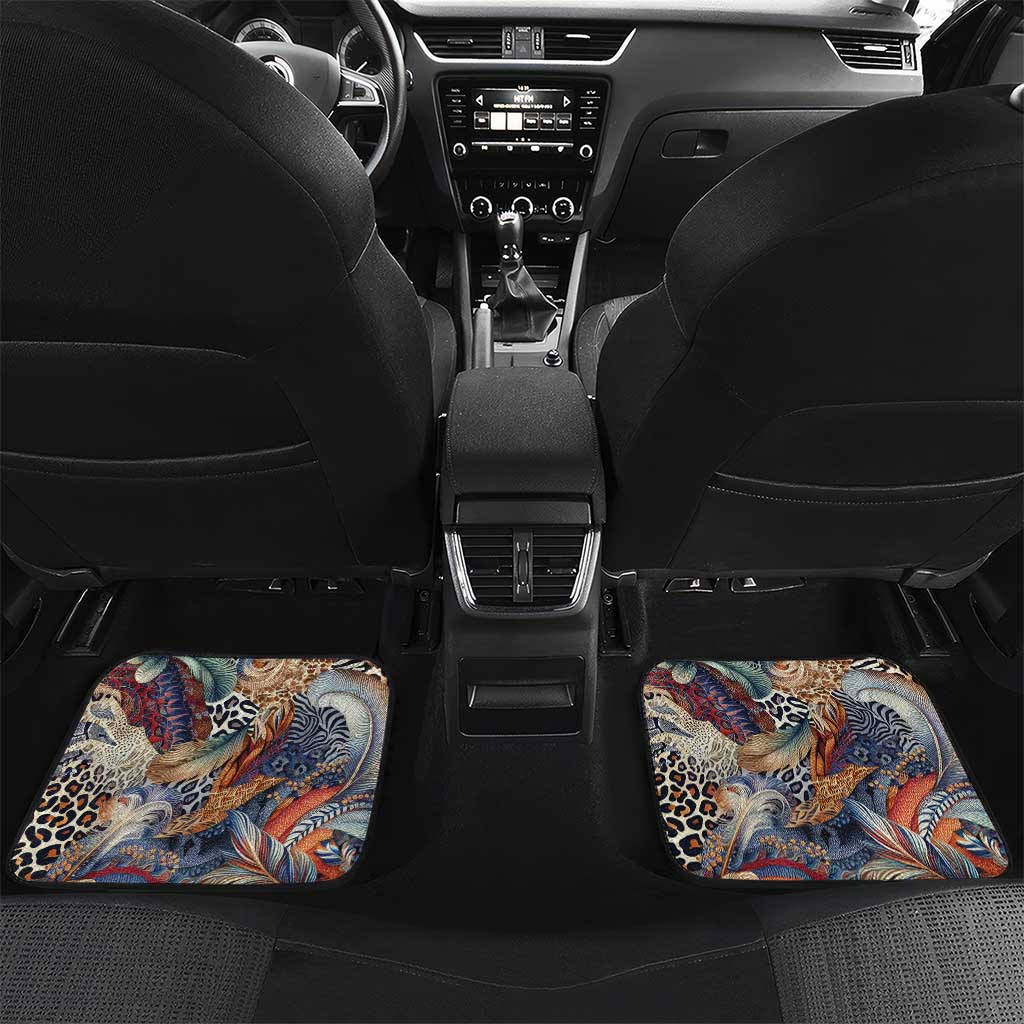 Wild Animal Skins Car Mats Unique Leopard Zebra And Snake Patterns - Wonder Print Shop