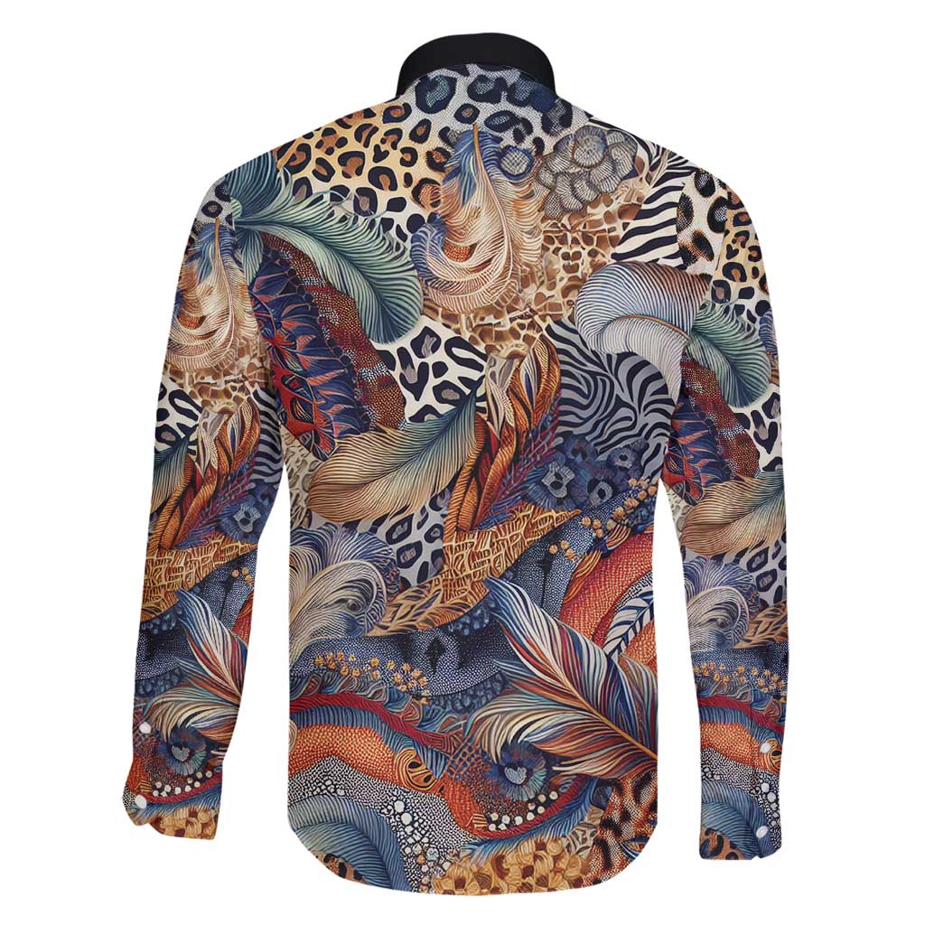 Wild Animal Skins Family Matching Long Sleeve Bodycon Dress and Hawaiian Shirt Unique Leopard Zebra And Snake Patterns - Wonder Print Shop