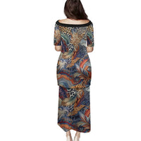 Wild Animal Skins Family Matching Puletasi and Hawaiian Shirt Unique Leopard Zebra And Snake Patterns - Wonder Print Shop