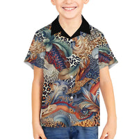 Wild Animal Skins Family Matching Puletasi and Hawaiian Shirt Unique Leopard Zebra And Snake Patterns - Wonder Print Shop