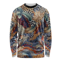 Wild Animal Skins Long Sleeve Shirt Unique Leopard Zebra And Snake Patterns - Wonder Print Shop