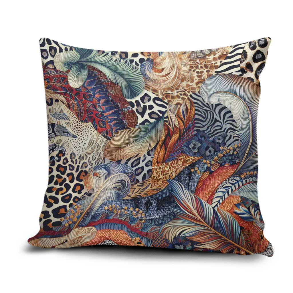 Wild Animal Skins Pillow Cover Unique Leopard Zebra And Snake Patterns - Wonder Print Shop