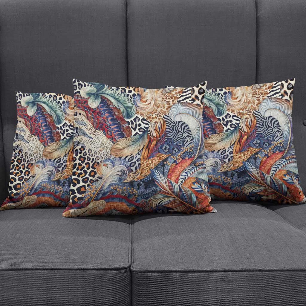 Wild Animal Skins Pillow Cover Unique Leopard Zebra And Snake Patterns - Wonder Print Shop
