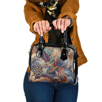 Wild Animal Skins Shoulder Handbag Unique Leopard Zebra And Snake Patterns - Wonder Print Shop