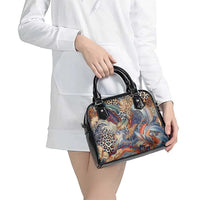 Wild Animal Skins Shoulder Handbag Unique Leopard Zebra And Snake Patterns - Wonder Print Shop