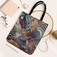 Wild Animal Skins Tote Bag Unique Leopard Zebra And Snake Patterns - Wonder Print Shop