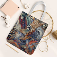 Wild Animal Skins Tote Bag Unique Leopard Zebra And Snake Patterns - Wonder Print Shop