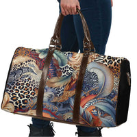 Wild Animal Skins Travel Bag Unique Leopard Zebra And Snake Patterns - Wonder Print Shop